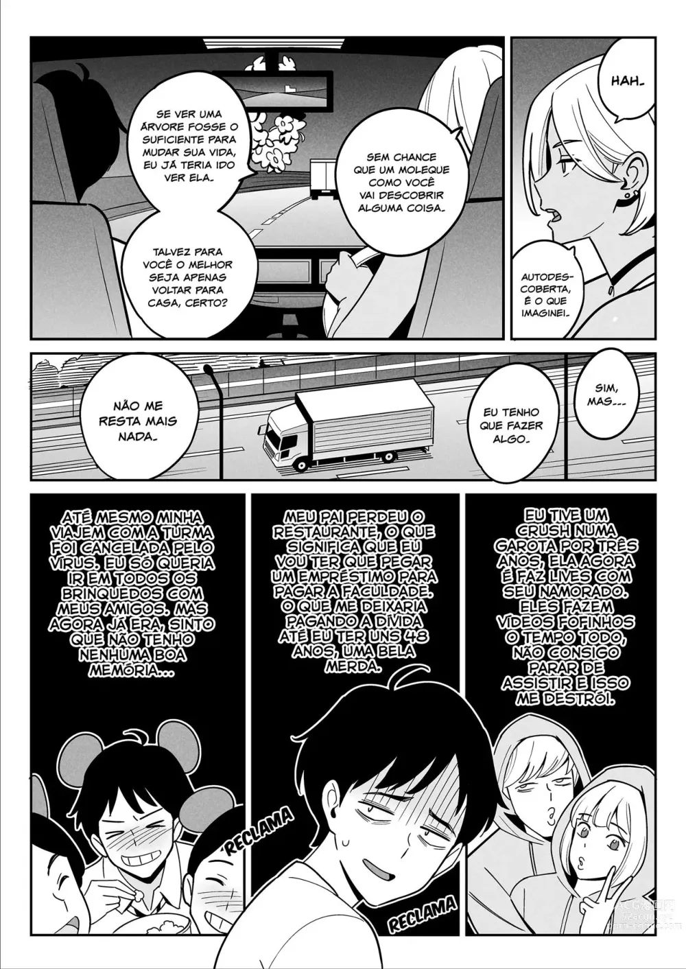 Page 10 of doujinshi Truck Girl to Iede Boy Otona e no Tabi