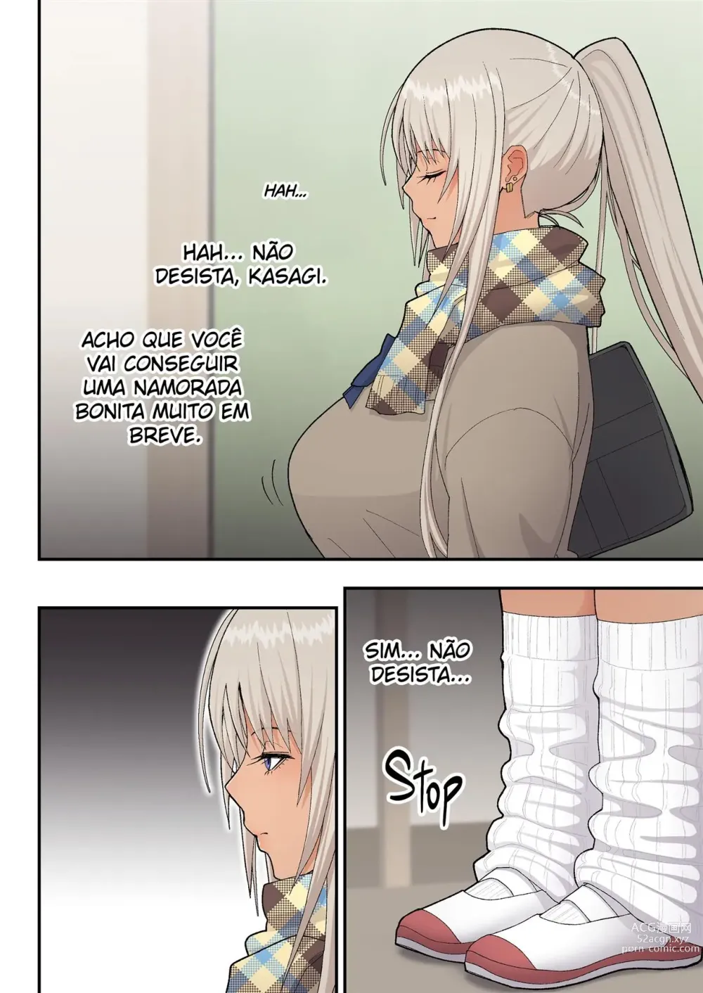 Page 8 of doujinshi Class no Kinpatsu Kyonyuu Gal to Itya Love Ecchi suru Hanashi