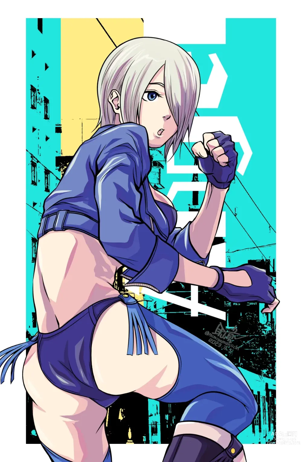 Page 374 of imageset Angel KOF Collection