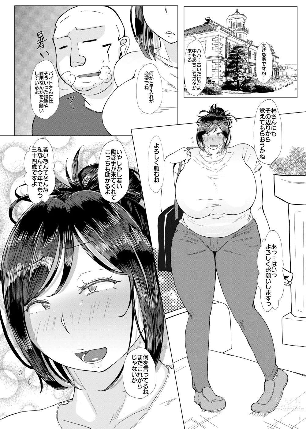 Page 2 of doujinshi Ketsuge Zuma 30-dai no Deka Cli Kaihatsu Anal Jelly Haisetsu Bon