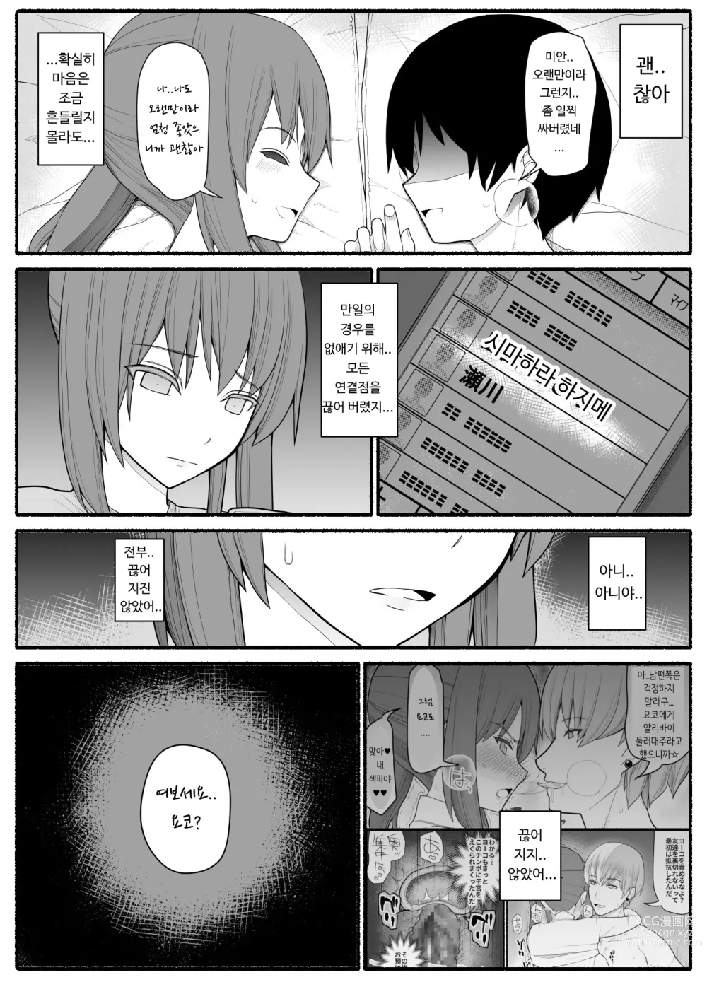 Page 27 of doujinshi Hitozuma to Yarichin Otoko to Dousoukai