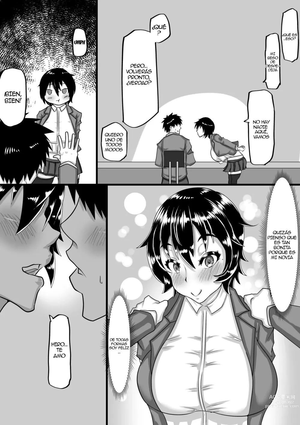 Page 38 of doujinshi Furin Chuudoku ni Natta Kanojo wa Yori Tsuyoi Shigeki o Motomete Netorare Douga o Kareshi ni Okuru