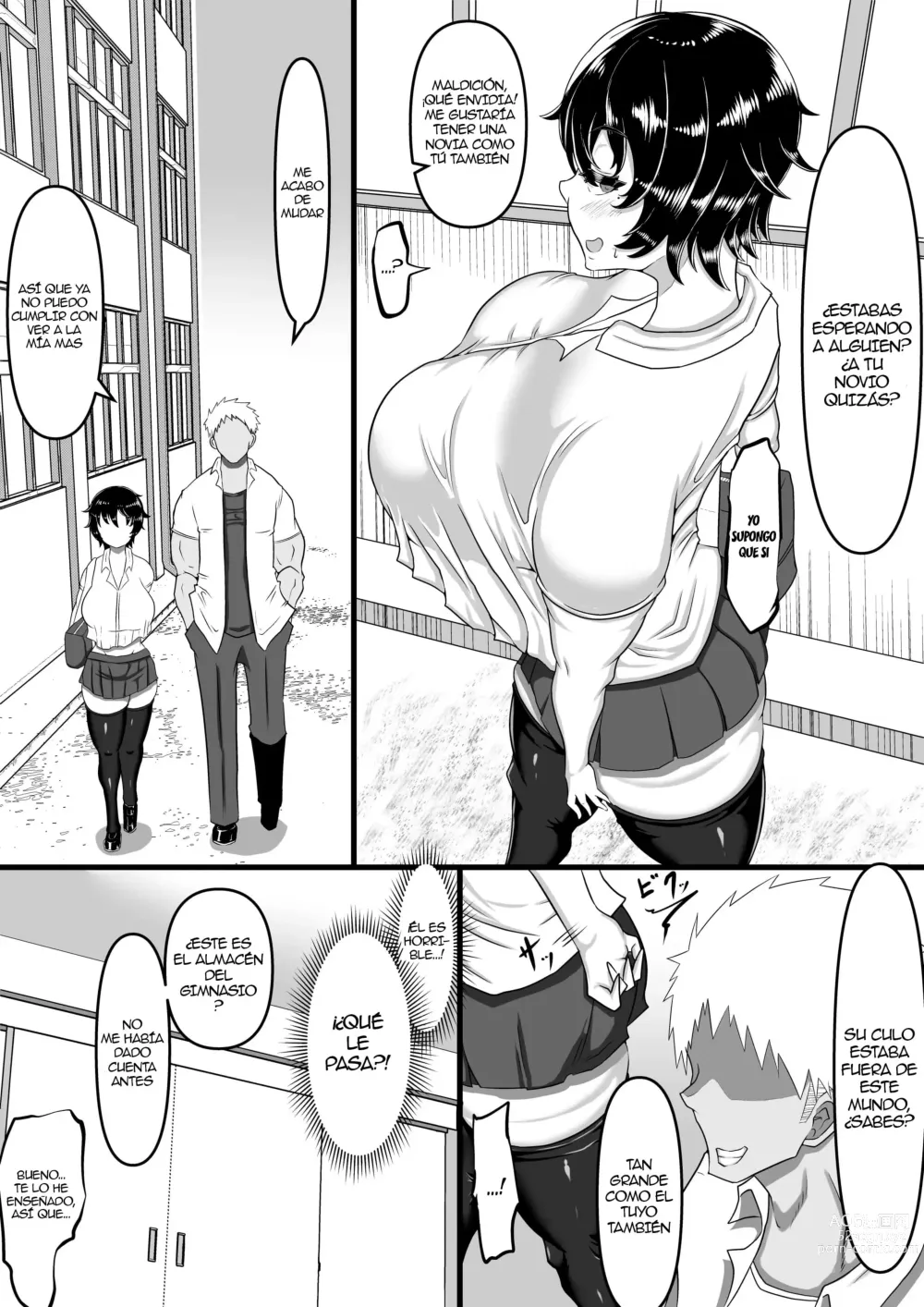 Page 6 of doujinshi Furin Chuudoku ni Natta Kanojo wa Yori Tsuyoi Shigeki o Motomete Netorare Douga o Kareshi ni Okuru