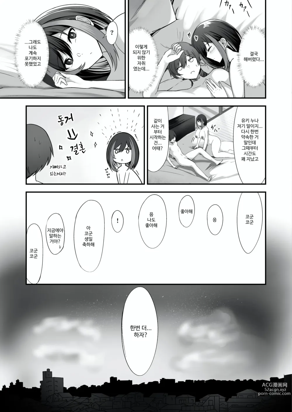 Page 31 of doujinshi Jiraikei Nee-chan ni Kyuukon Sareru Hanashi