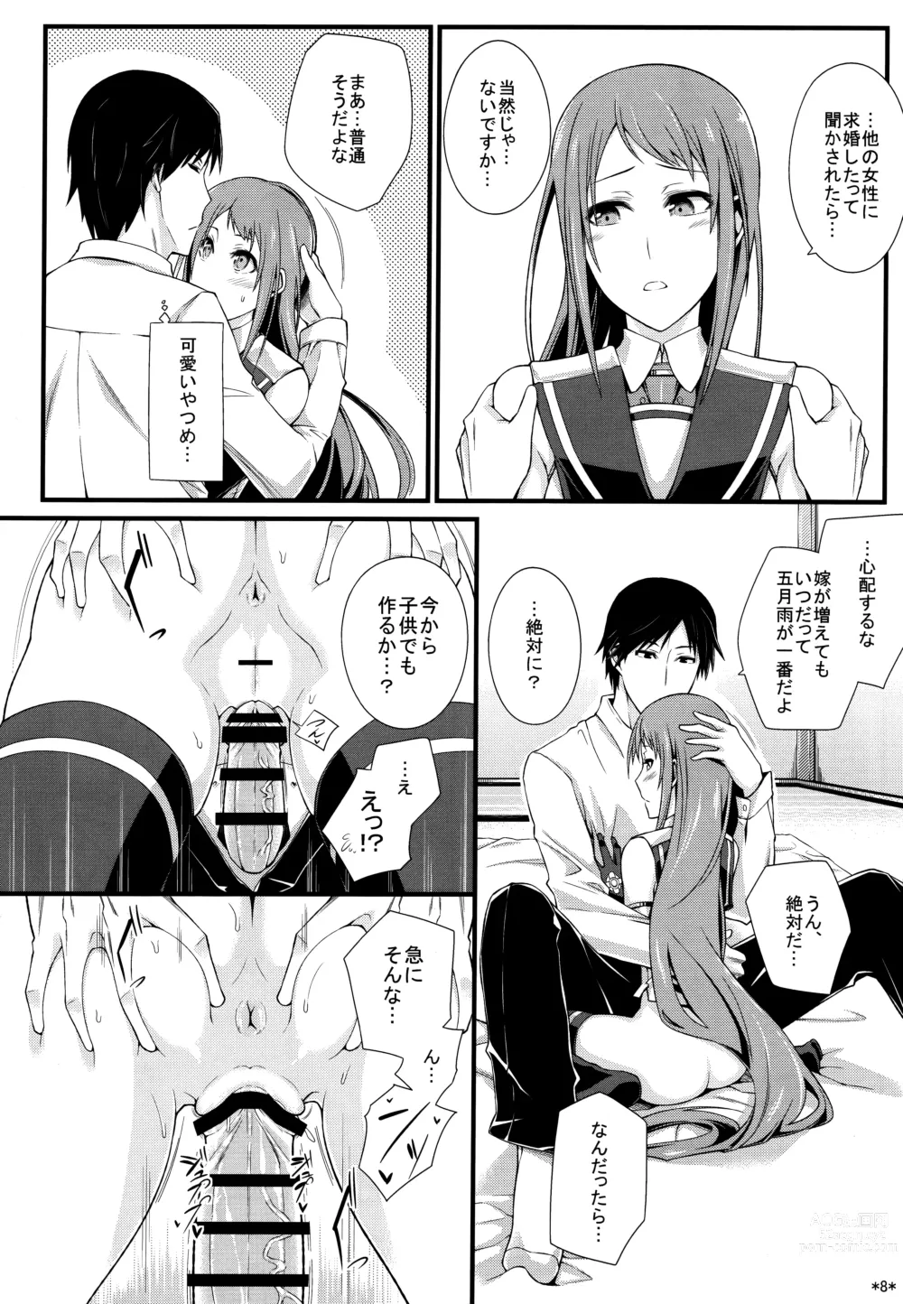 Page 9 of doujinshi Samidare Shiki Koshojutsu wa Batsu Shirushi