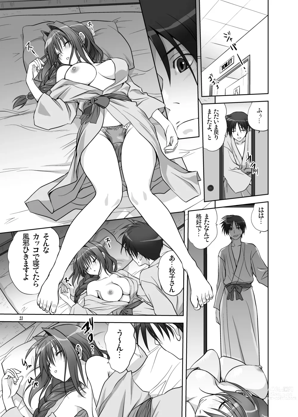 Page 20 of doujinshi Akiko-san to Issho 9