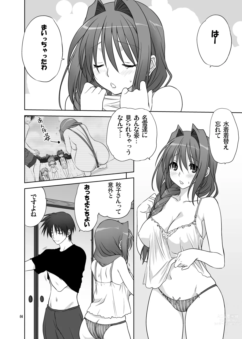 Page 3 of doujinshi Akiko-san to Issho 9