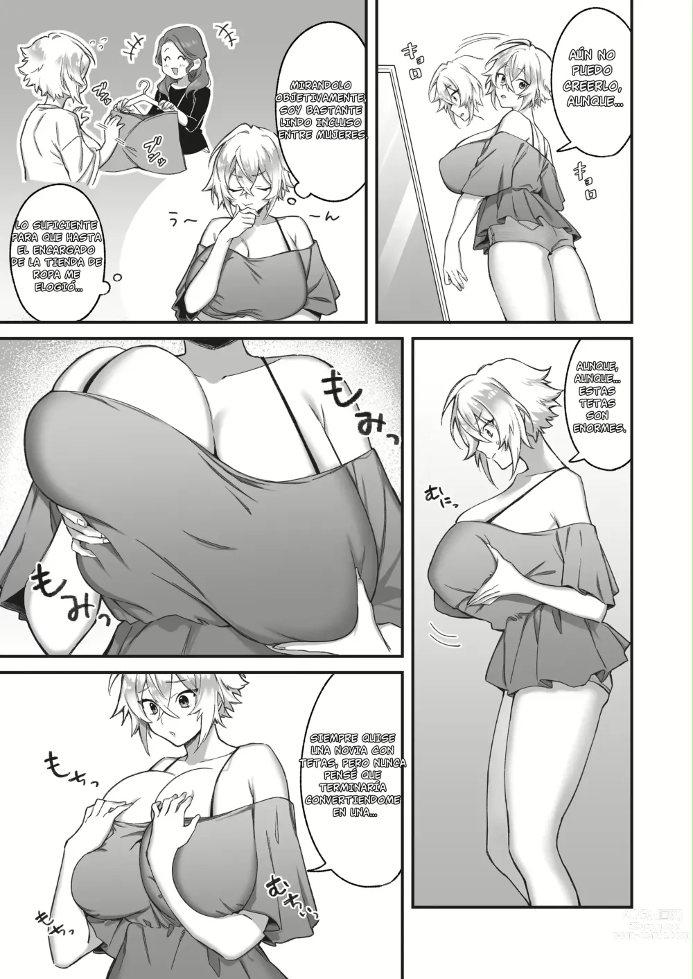 Page 6 of doujinshi Onna ni Natta Ore to Kaonajimi to no Kankei ga Kawaru Toki