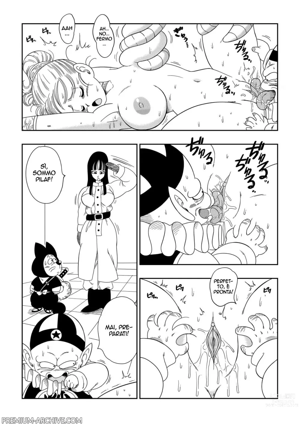 Page 7 of doujinshi Punizioni al Castello di Pilaf (decensored)