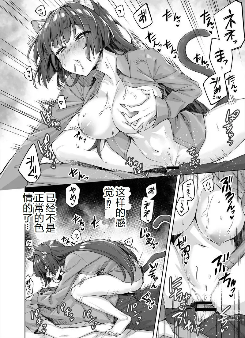 Page 12 of doujinshi Dokusen Yoku ga Tsuyo Sugiru Yandere Kai Neko-chan