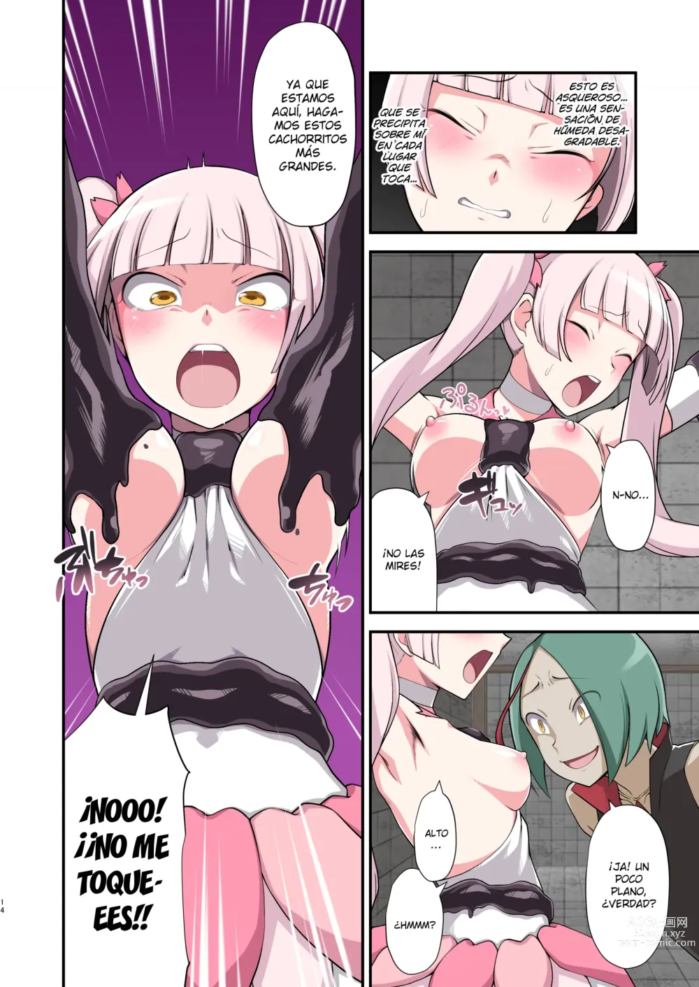 Page 14 of doujinshi La princesa malvada que se baña en el fango Muddy Cherry -El nacimiento de una chica mágica corrupta-