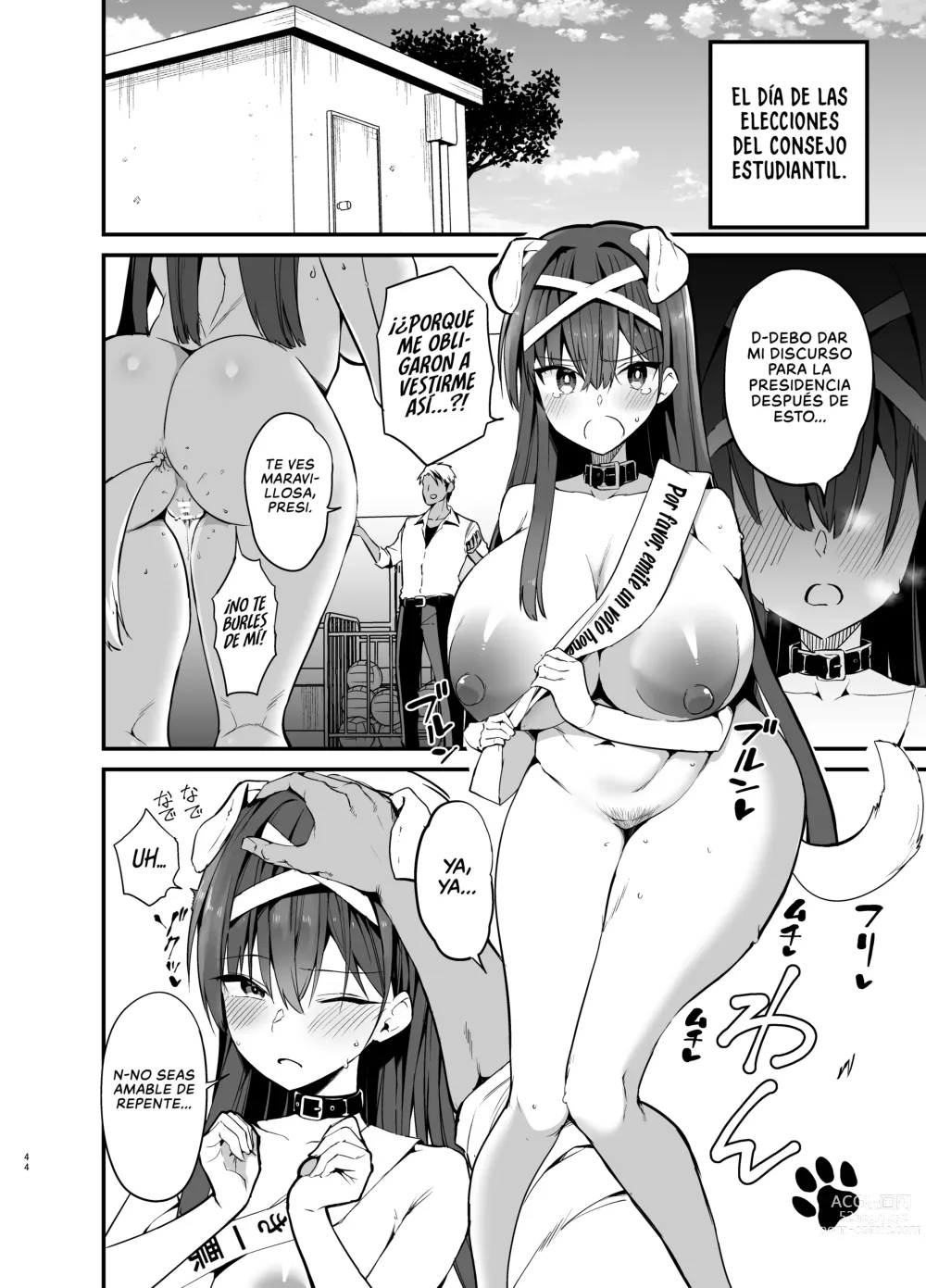 Page 43 of doujinshi La Caída de la Presidenta del Comité de Moral Publica