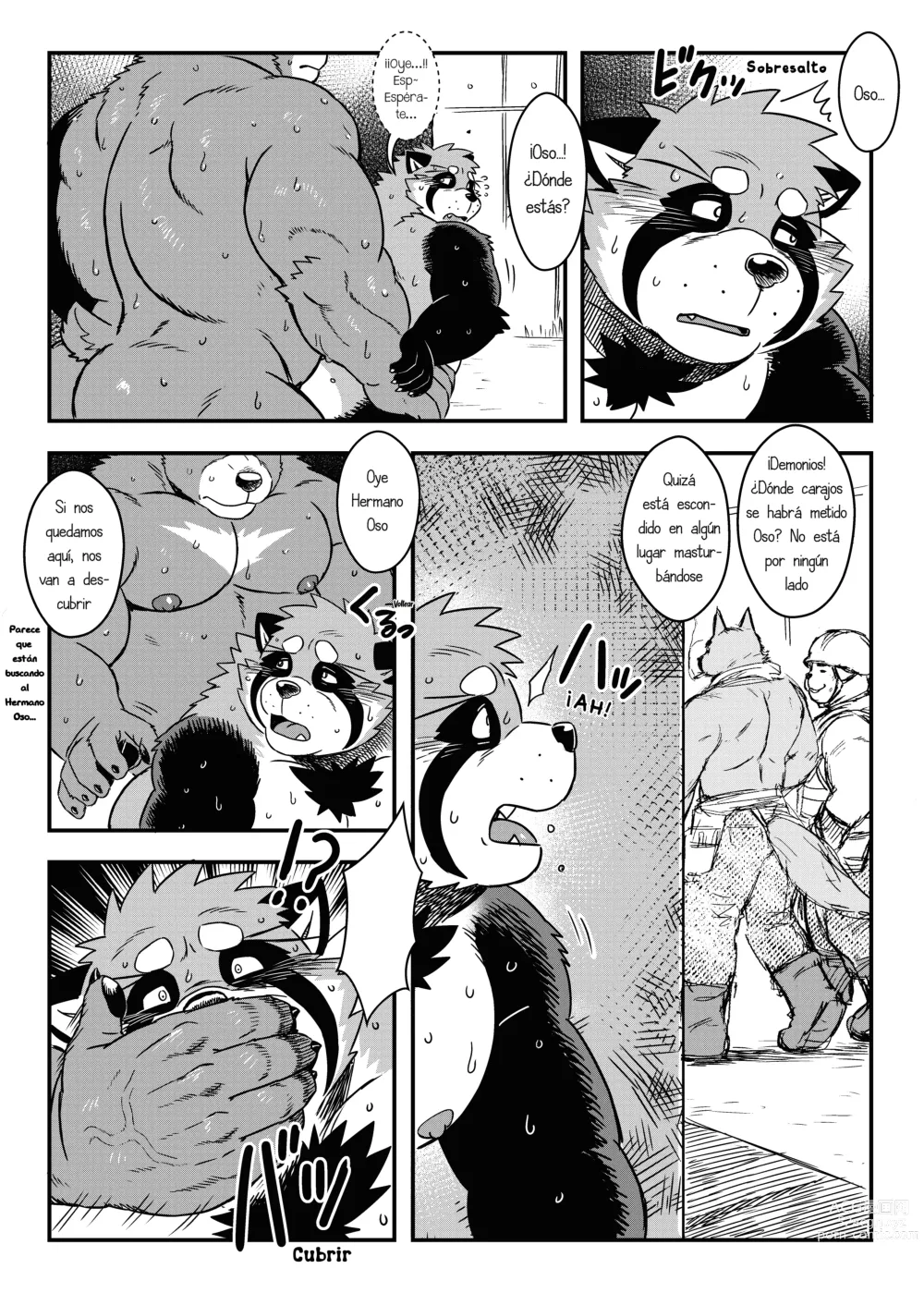 Page 21 of doujinshi Kuma-ani Koujichuu - El Hermano Oso en la Obra