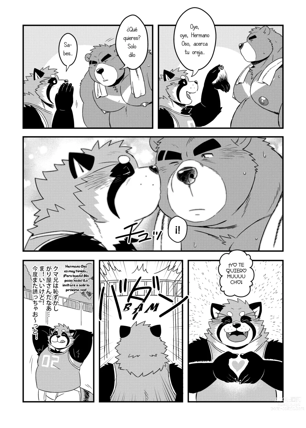 Page 25 of doujinshi Kuma-ani Koujichuu - El Hermano Oso en la Obra