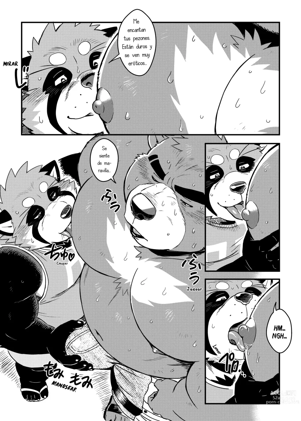 Page 10 of doujinshi Kuma-ani Koujichuu - El Hermano Oso en la Obra