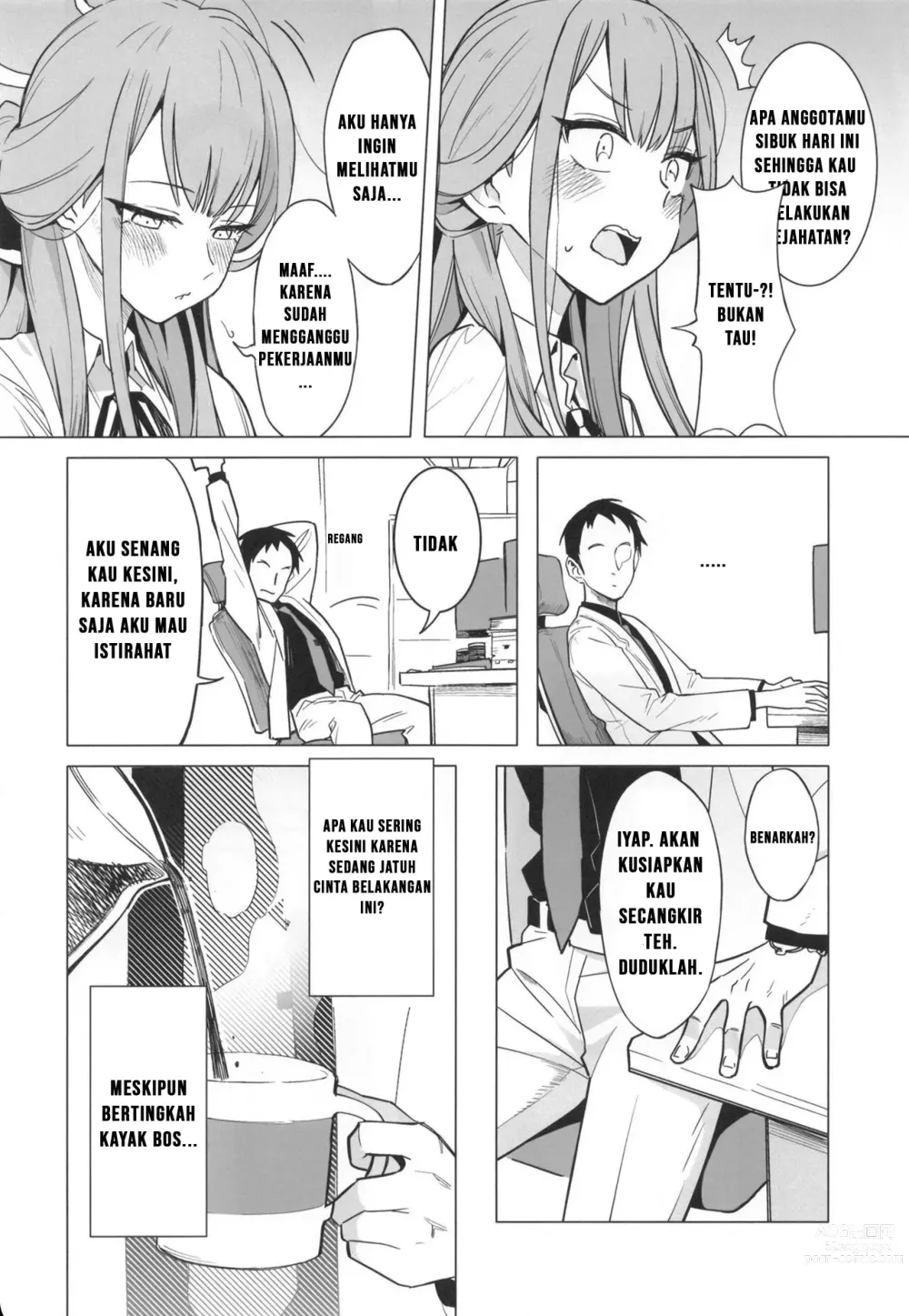 Page 5 of doujinshi Shachou to  Icha Suru Hon