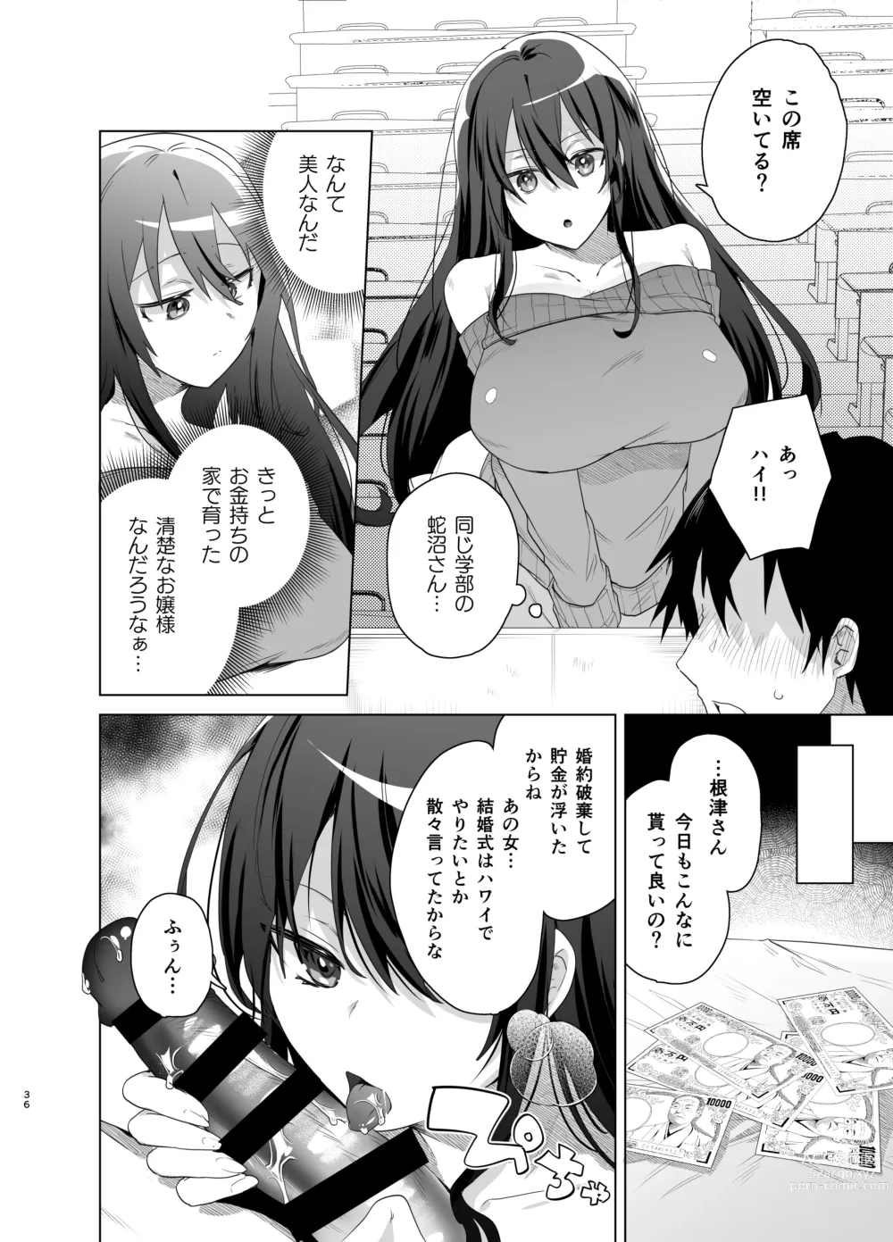 Page 36 of doujinshi TS Fukushuu Revenge soushuuhen