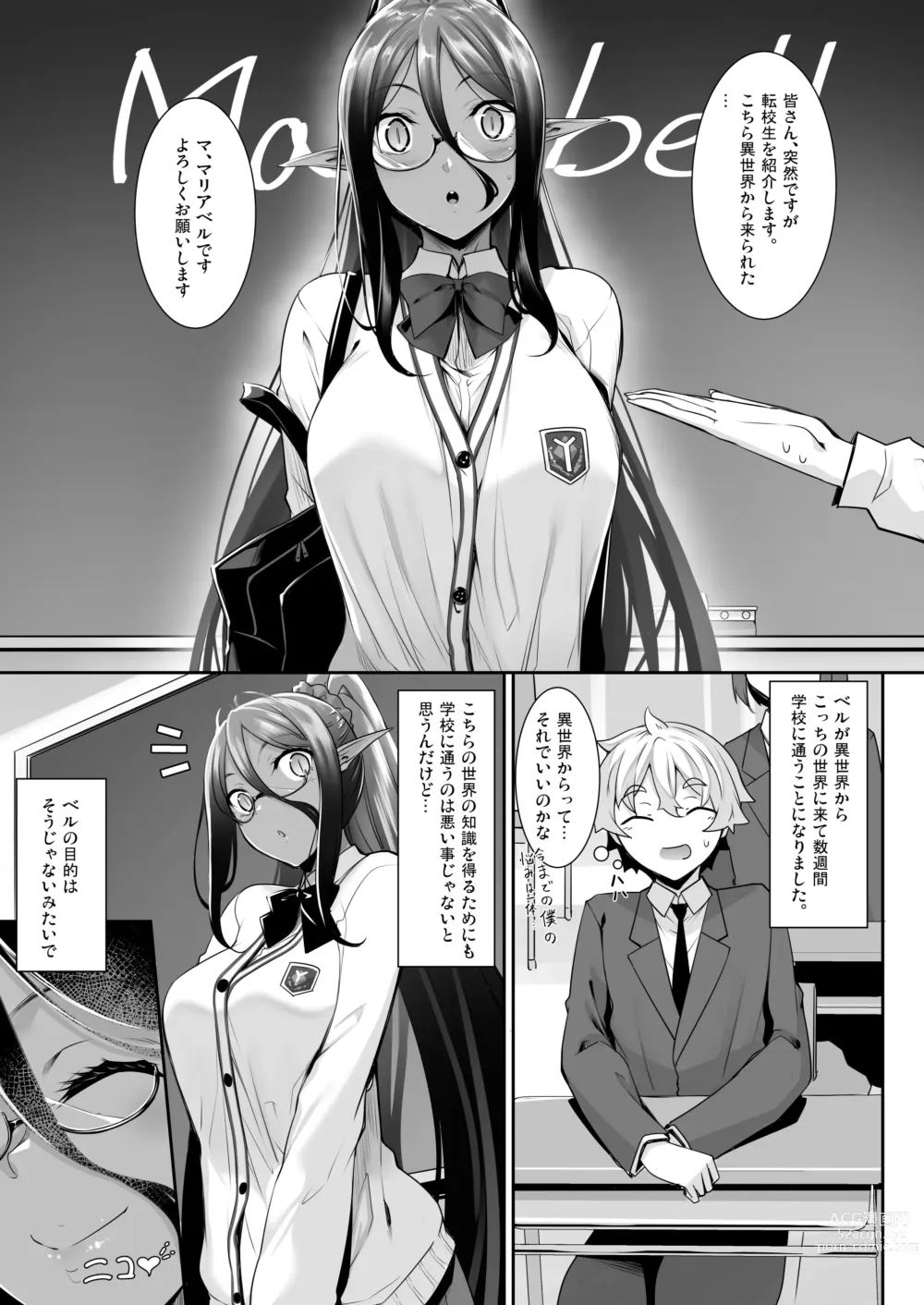 Page 42 of doujinshi Chotto dake Ai ga Omoi Dark Elf ga Isekai kara Oikakete Kita Soushuuhen