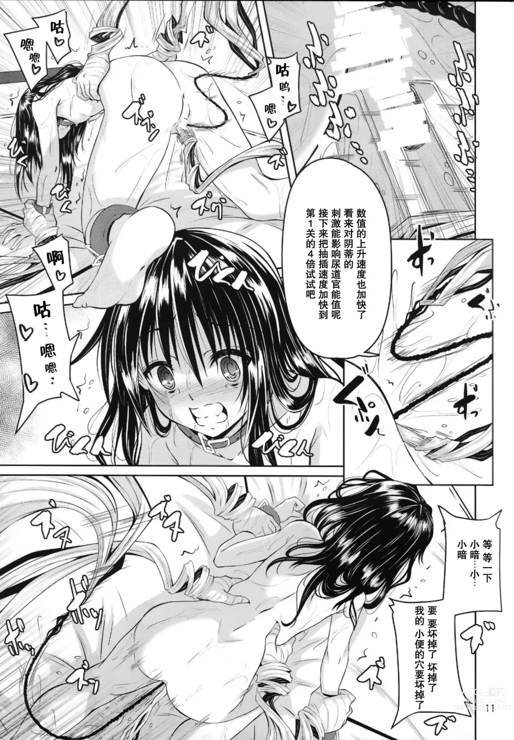 Page 12 of doujinshi Kousoku Sareta Mikan ga Choukyou Game Clear o Ganbaru Hanashi Tsudzuki