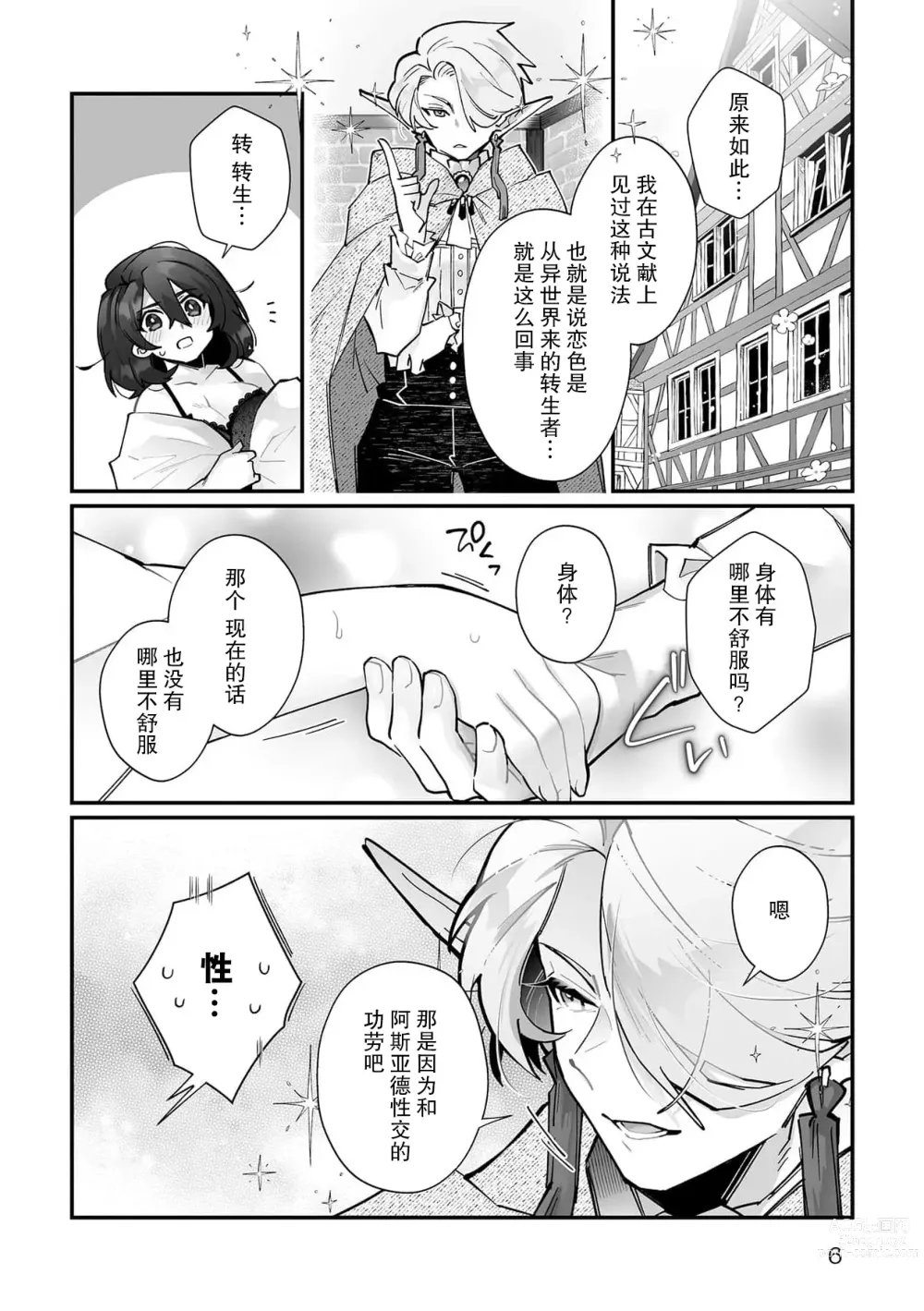 Page 35 of manga 藤川恋色，在异世界被玩弄得一塌糊涂。战士、贤者、神官…都沉迷于我的身体！？~ 1-8