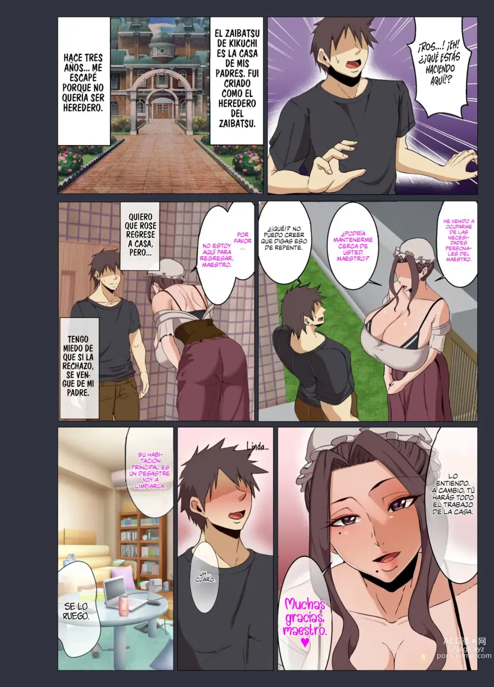 Page 8 of doujinshi Bakunyu Maid Rose