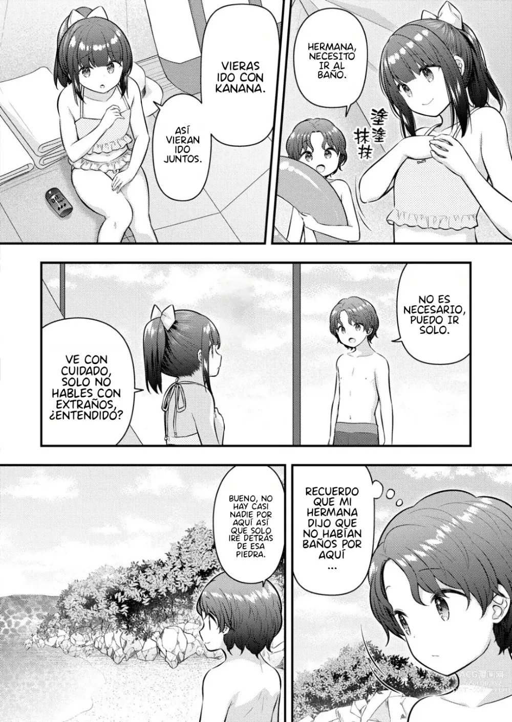 Page 2 of manga Una aventura de Verano.