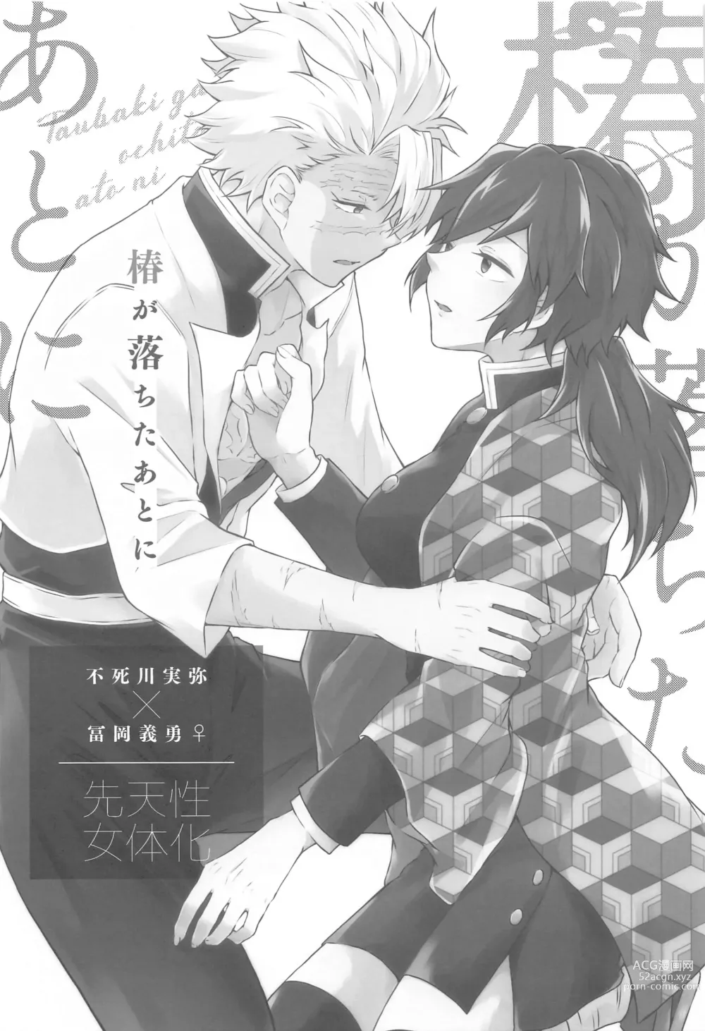 Page 2 of doujinshi Tsubaki ga Ochita  Ato ni