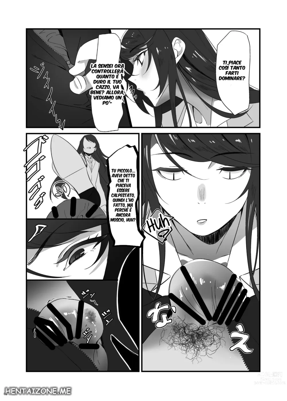 Page 4 of doujinshi I Piedi della Sensei