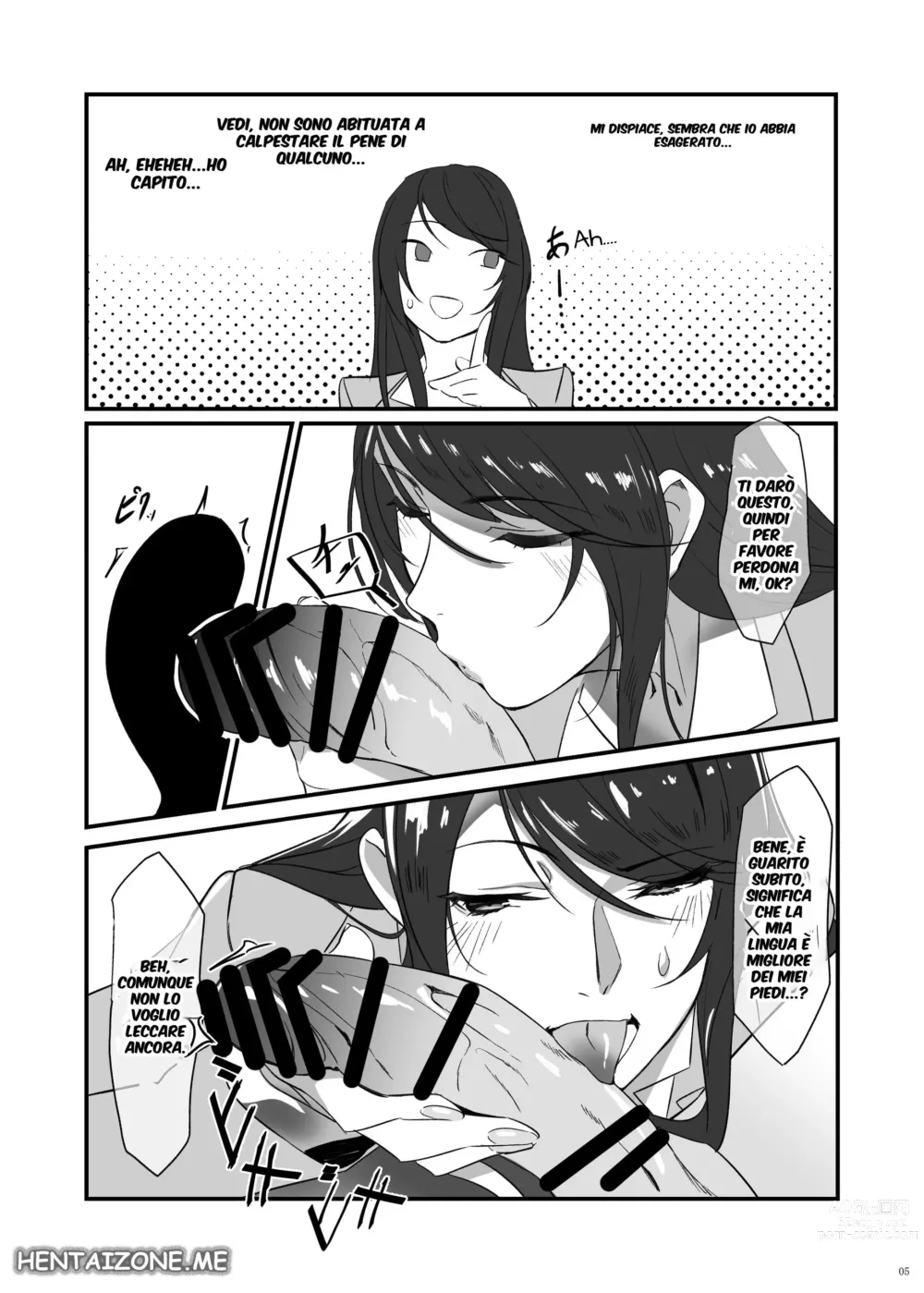 Page 5 of doujinshi I Piedi della Sensei