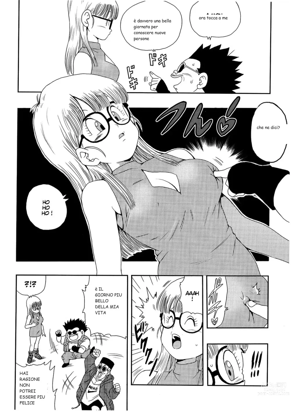 Page 11 of doujinshi la scoperta di arale