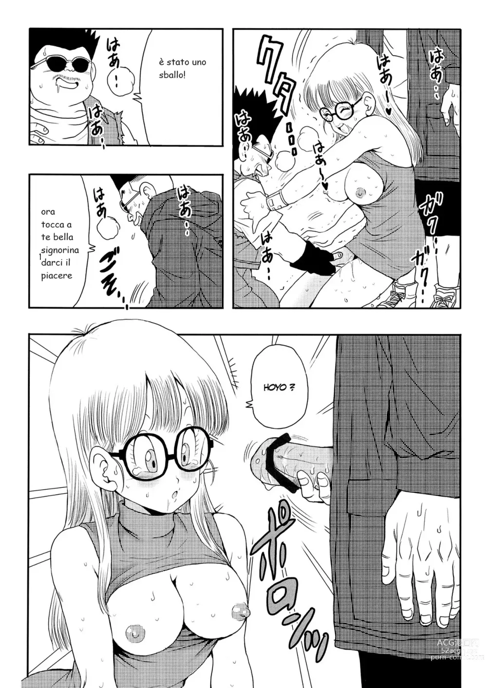 Page 28 of doujinshi la scoperta di arale