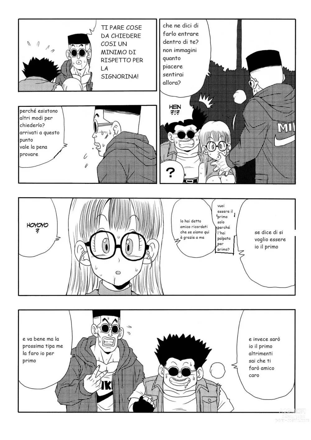 Page 31 of doujinshi la scoperta di arale