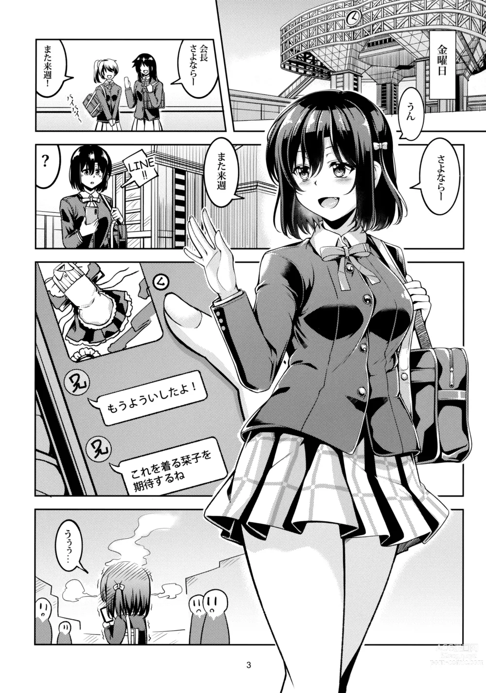 Page 4 of doujinshi Shioriko -Seikoui no Tekisei-