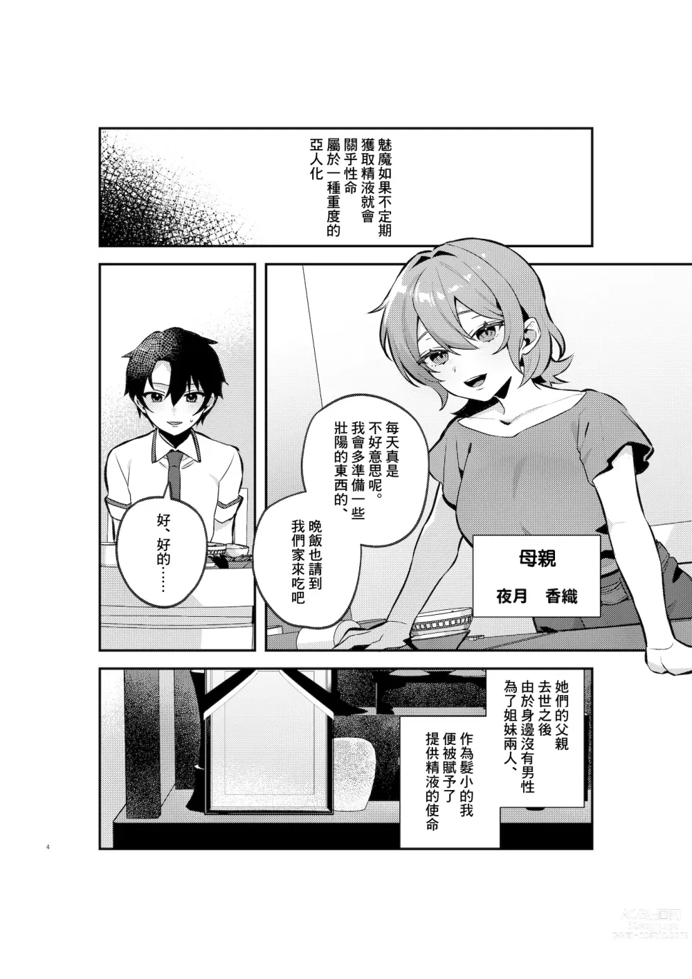 Page 3 of doujinshi 夜月姐妹的應急口糧1