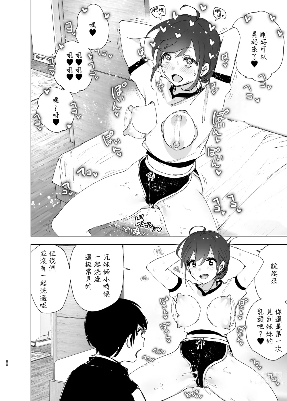 Page 81 of doujinshi 最喜欢哥哥的妹妹的故事