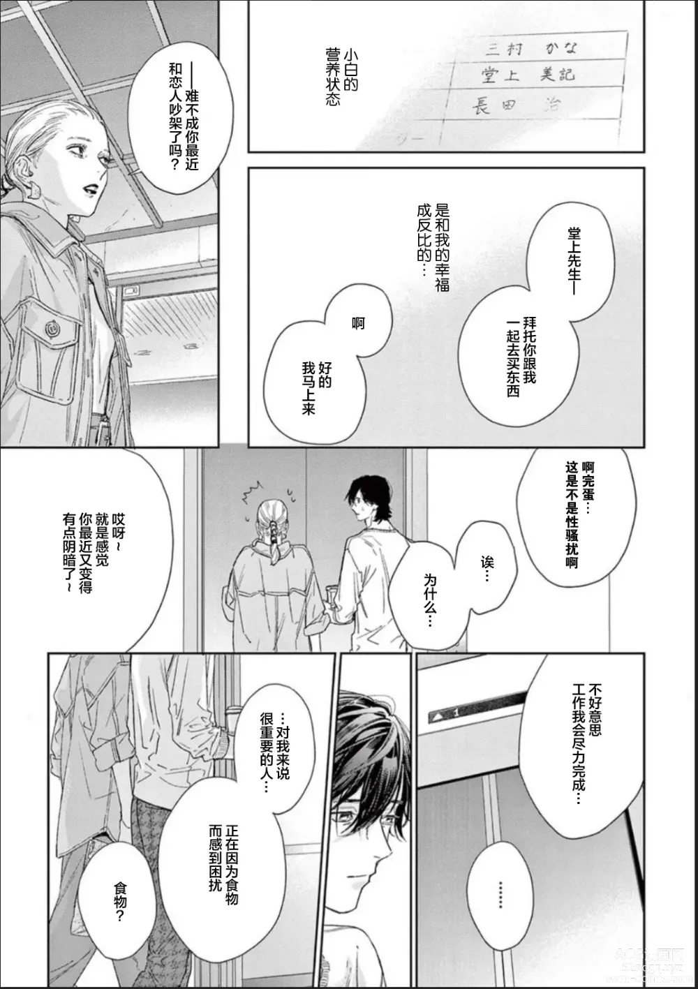 Page 119 of manga 透明的爱之所依