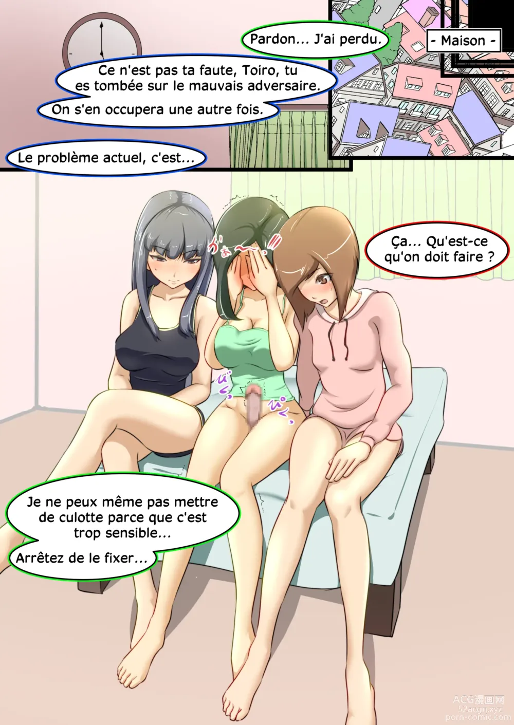 Page 44 of doujinshi L'héroïne se fait vaincre par une ennemie perverse 1