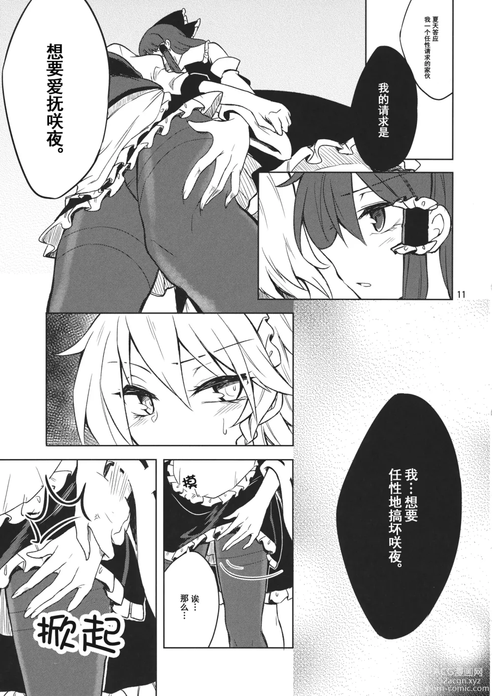 Page 10 of doujinshi Shoyamu - First Night Dream