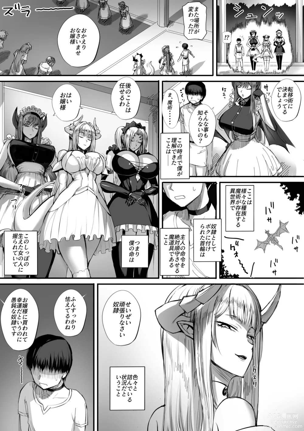 Page 4 of doujinshi Boku wa isekai de ahito kizoku ni kawareta.