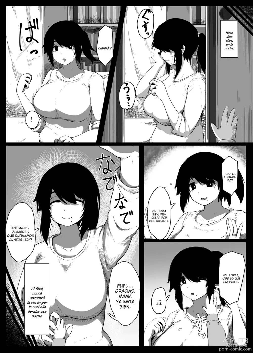 Page 7 of doujinshi Oyasumi, Okaa-san Dounyuu