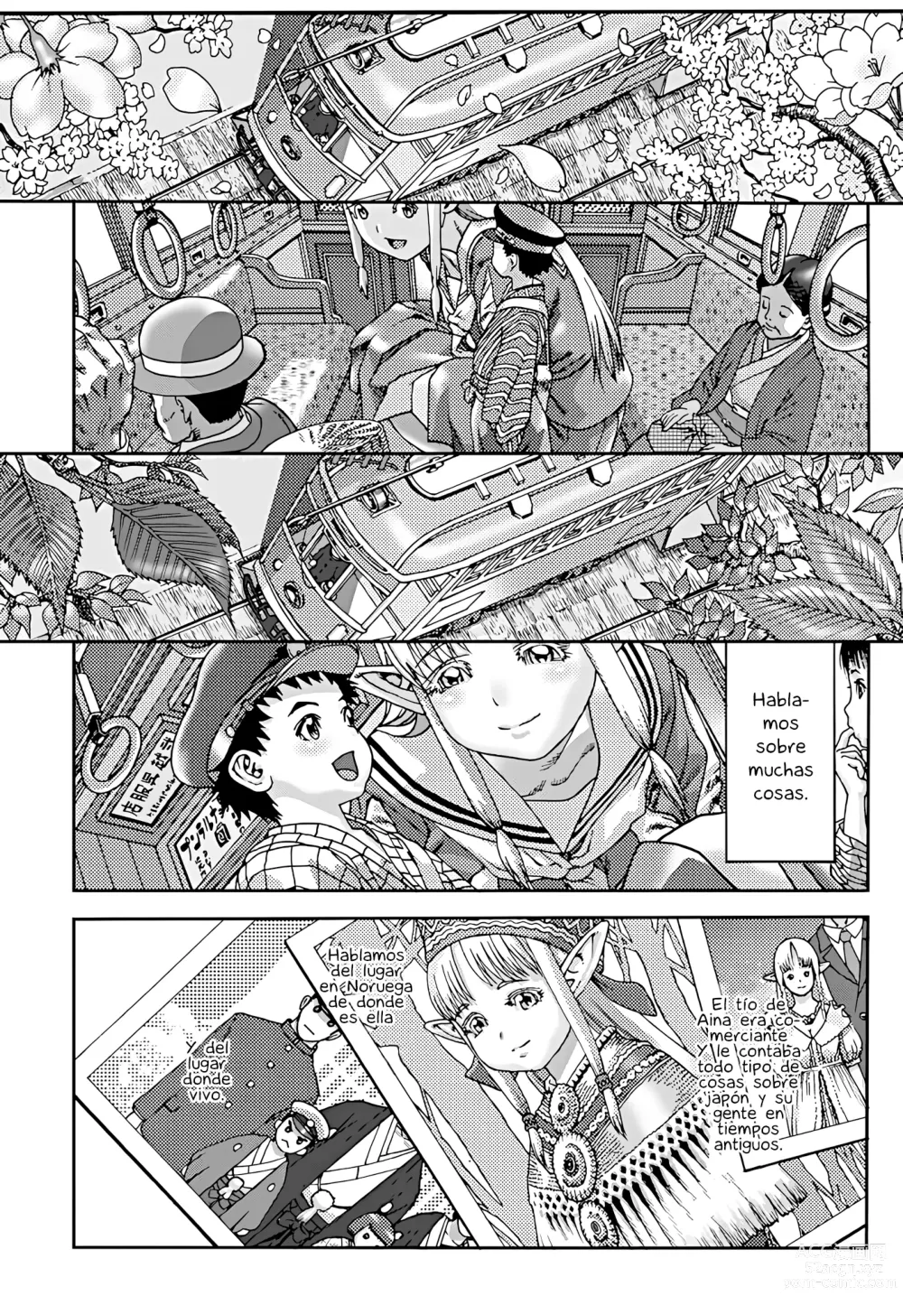 Page 4 of manga La chica que vino desde un país frío