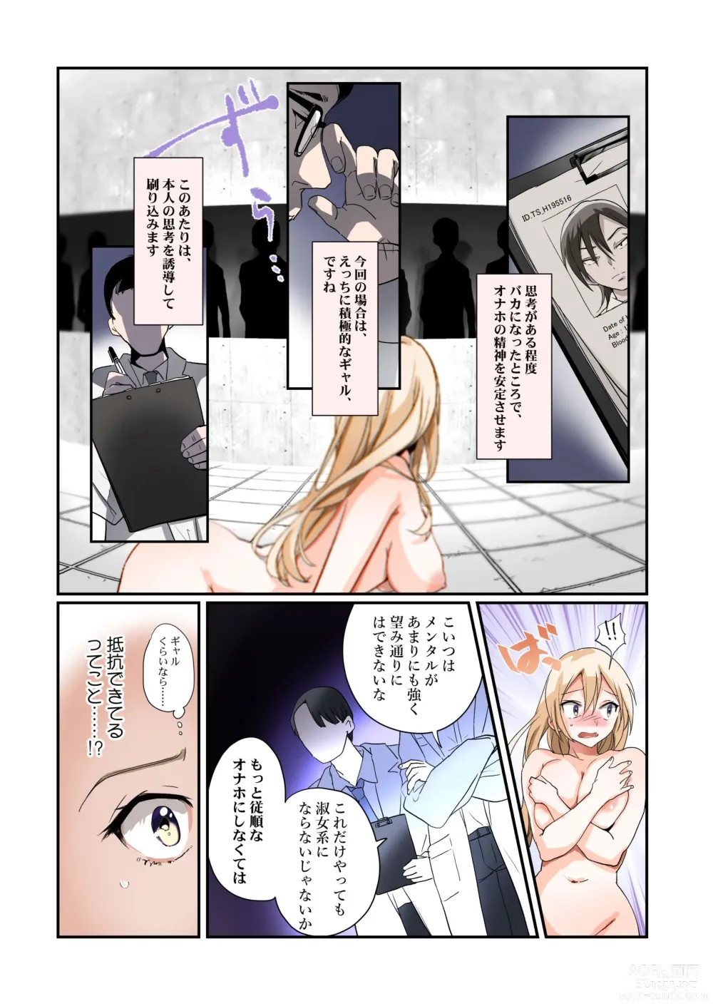 Page 20 of doujinshi TS Onaho koujou kara ecchina onnanoko ga hitori syutka sareru koutei after o soete