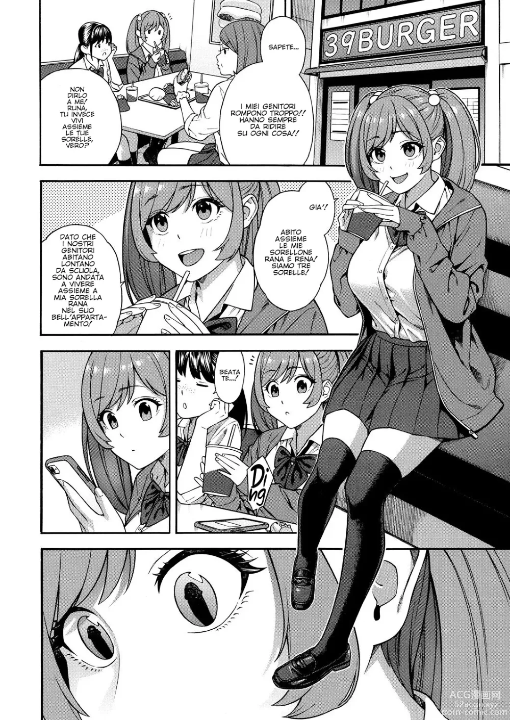 Page 42 of manga Un Harem con tre Sorelle Troie Affamate di Sperma Cap. 1