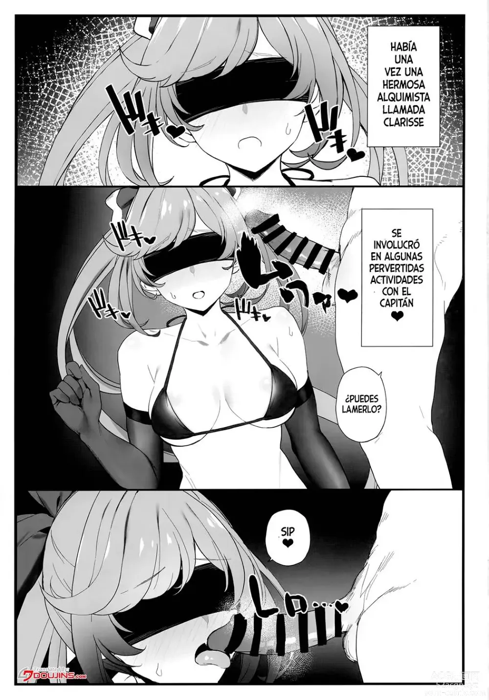 Page 2 of doujinshi Clarisse-chan to Ichaicha Suru Hon 2