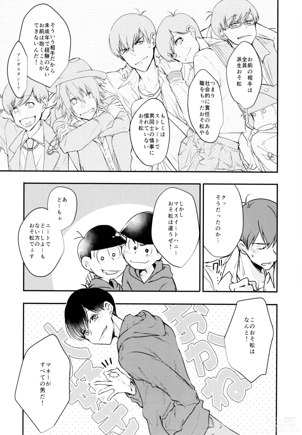 Page 42 of doujinshi F6 Matsuno Karamatsu no Sex Challenge