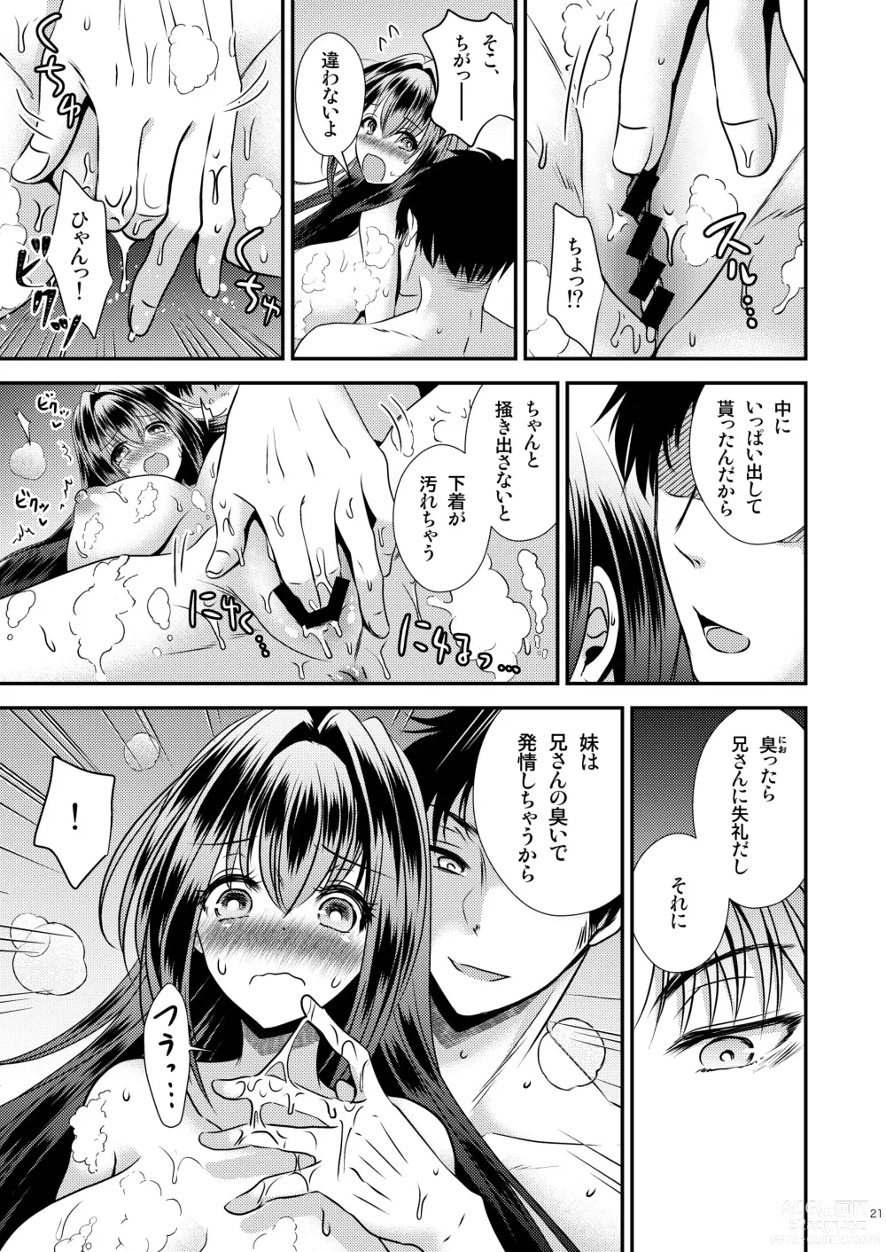 Page 21 of doujinshi Seiyoku Shori ni Tsukatteita Imouto to  Irekawatta Ani