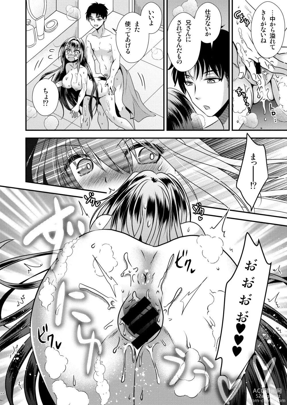 Page 22 of doujinshi Seiyoku Shori ni Tsukatteita Imouto to  Irekawatta Ani