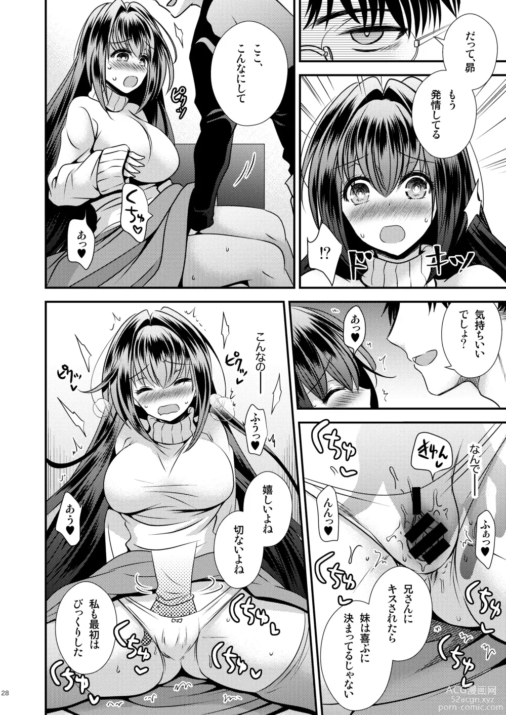 Page 28 of doujinshi Seiyoku Shori ni Tsukatteita Imouto to  Irekawatta Ani