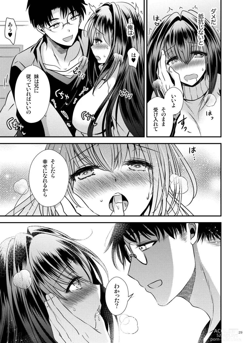 Page 29 of doujinshi Seiyoku Shori ni Tsukatteita Imouto to  Irekawatta Ani