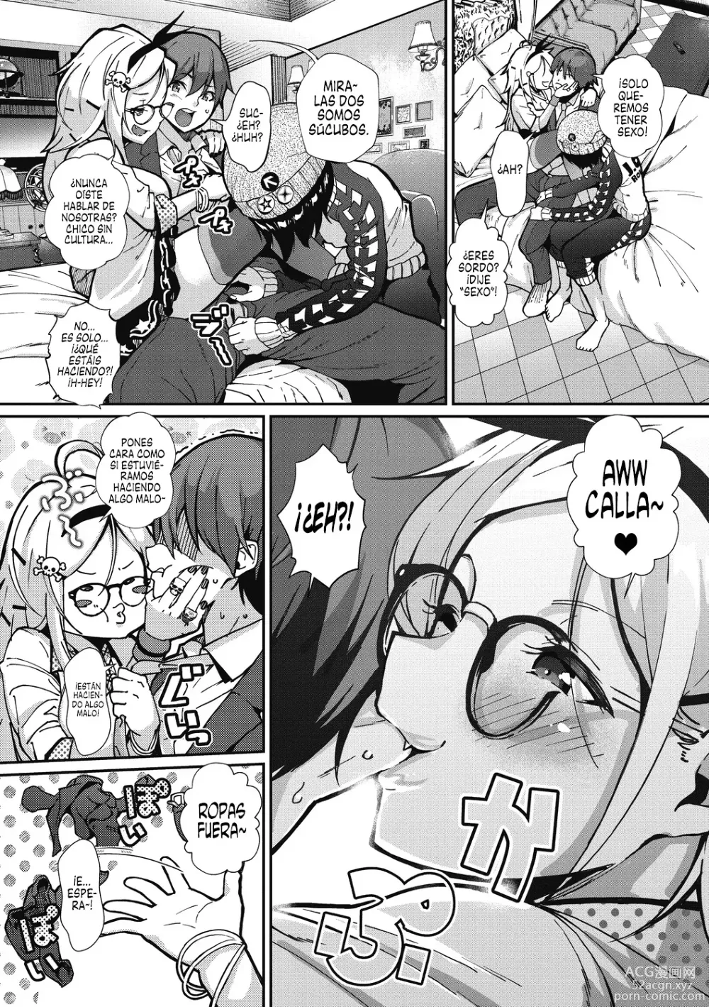 Page 3 of manga ¡Lindas Súcubos!